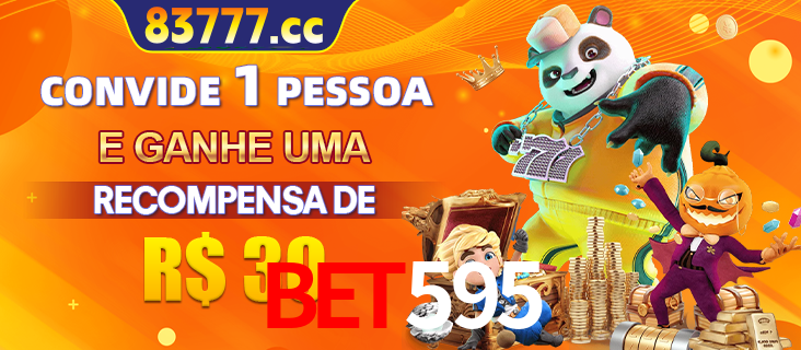 Banner institucional da bet595 sobre parceria de marcas e criação de uma marca de excelência, apresentando os mascotes de jogos populares como o Fortune Tiger.